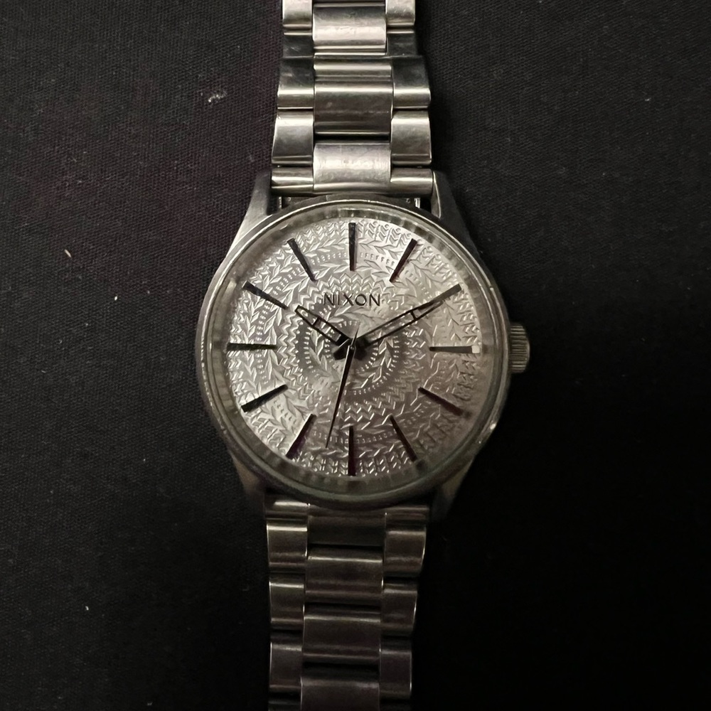 Nixon Sentry stainless steel. Stamped face. One of a kind - Picture 4 of 4